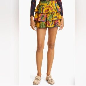 Farm rio tropical tapestry mini skirt